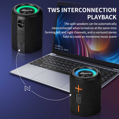 🧲 Enceinte Magnétique 2-en-1 Ultra Bass – Speaker Son 3D 🎶🔥