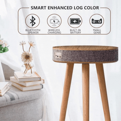 LUMÉRA™  ✨ - Table Intelligente Multifonction 🔊🔋 (charge sans fil & audio Bluetooth) + Cadeau Offert 🎁😍